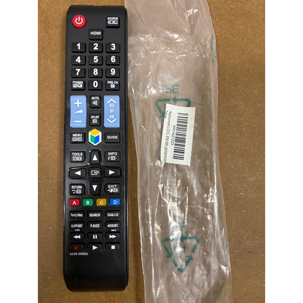 Samsung AA59-00582A Replacement Remote Control for LCD Smart TV UN32EH5300 Black